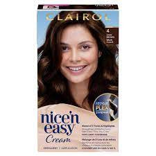 Clairol - Nice'n Easy Permanent Hair Colour - 4 Dark Brown | 1 Application