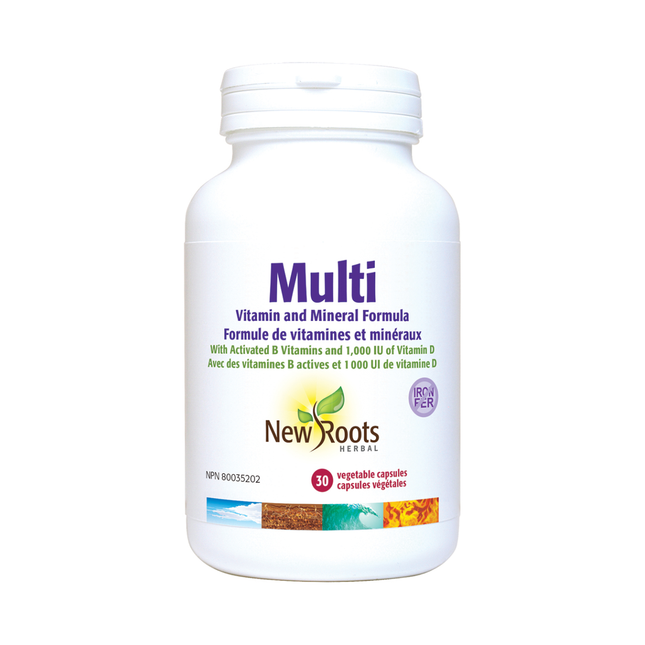 New Roots – Formule multivitaminée et minérale | 30 capsules