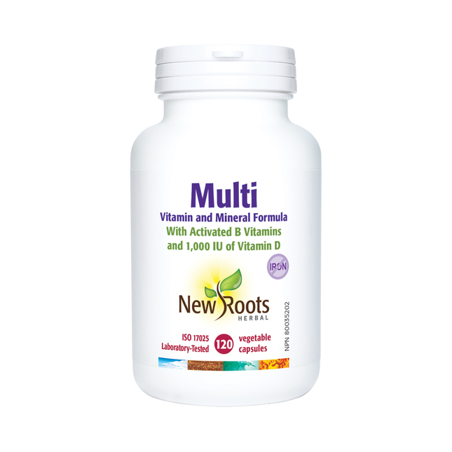 New Roots – Formule multivitaminée et minérale | 120 capsules