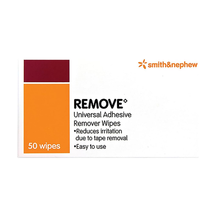 Smith &amp; Nephew - Lingettes détachantes universelles pour adhésifs | 50 lingettes