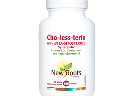 New Roots - Cho-less-terin With beta-Sitosterols Synergistic | 180 softgels