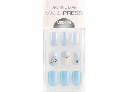 Dashing Diva - Magic Press - Medium Nails - PO315 Starfish Waters | 30 Nails