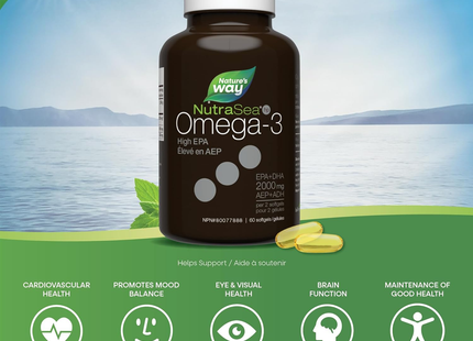 NutraSea - Omega-3 High EPA, Fresh Mint | 60 Softgels