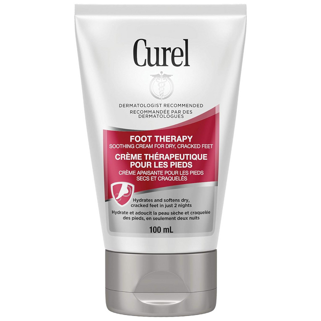 Curel - Foot Therapy Soothing Cream for Dry, Cracked Feet | 100 ml