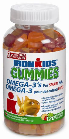 IronKids - Essentials Gummies Oméga-3 | 120 gommes 