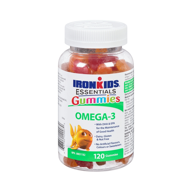 IronKids - Essentials Gummies Oméga-3 | 120 gommes 