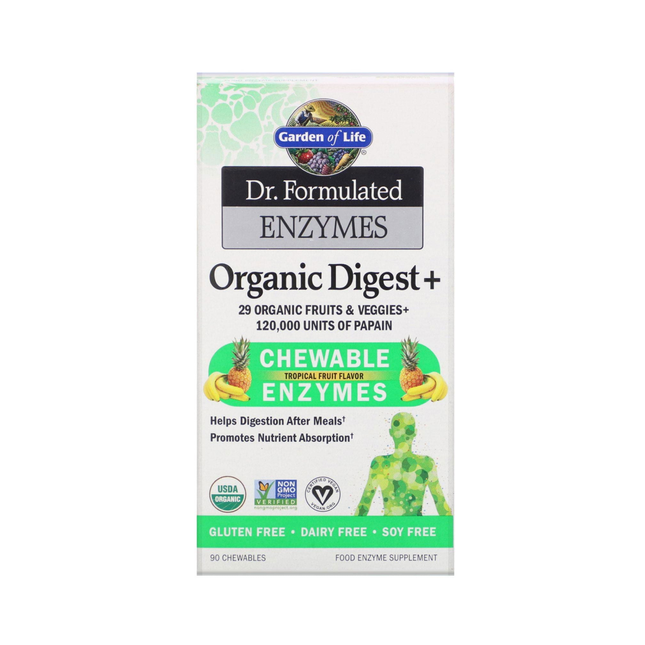 Garden of Life - Dr. Formulated Organic Digest+ | 90 ct