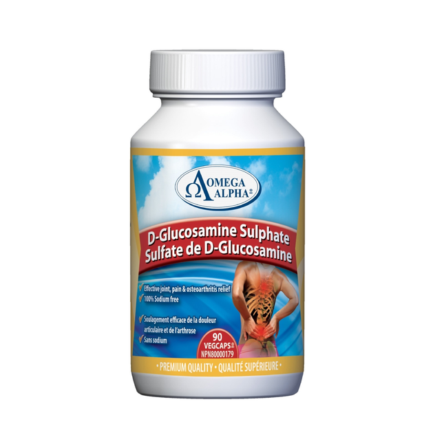 Omega Alpha -  D-Glucosamine Sulphate | 90 Capsules