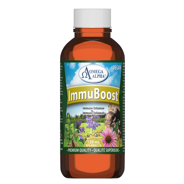 Omega Alpha - ImmuBoost - Renforceur immunitaire | 120 ml