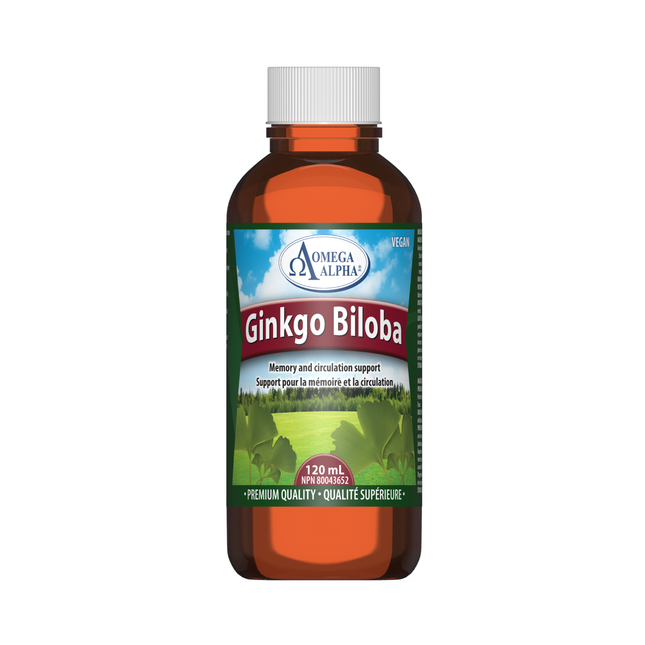Omega Alpha -  Ginkgo Biloba Natural Flavor | 120 mL