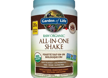 Garden of Life - Raw Organic All-In-One Shake Chocolate | 1017 g