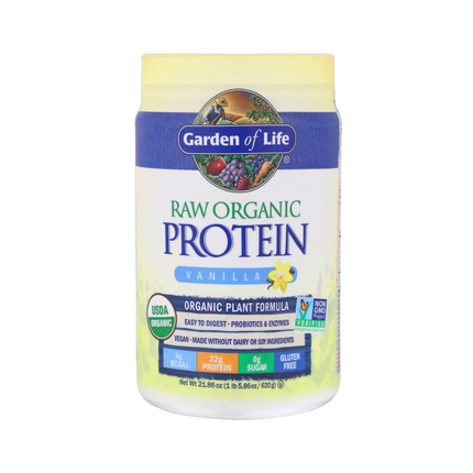 Garden of Life - Raw Organic Protein, Vanilla | 620 g
