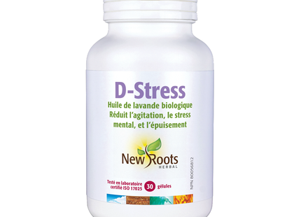 New Roots - Huile de lavande biologique D-Stress | 30 gélules*