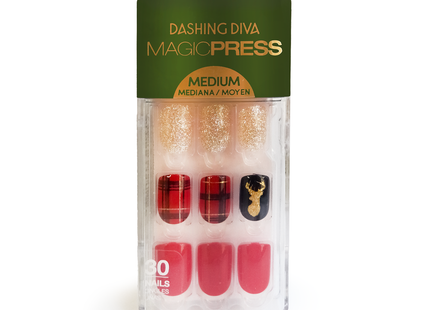 Dashing Diva – Magic Press Oh Deer! PO343, Medium | 30 ongles