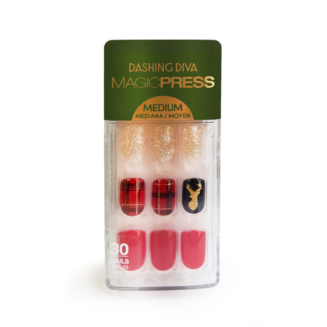 Dashing Diva – Magic Press Oh Deer! PO343, Medium | 30 ongles