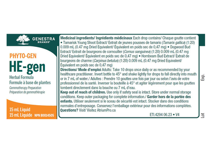 Genestra - HE-gen | 15 mL 