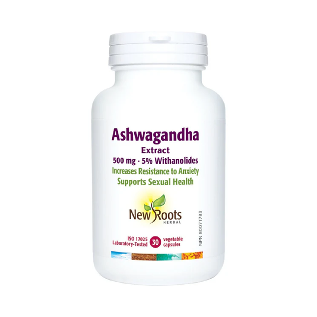 New Roots - Ashwagandha Extract 500 mg | 30 Capsules