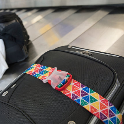 Travelon - Sangle pour bagage, style puzzle