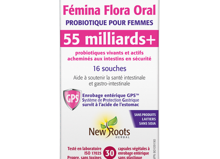 New Roots - Femina Flora Oral Women’s Probiotic | 30 capsules