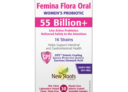 New Roots - Femina Flora Oral Women’s Probiotic | 30 capsules