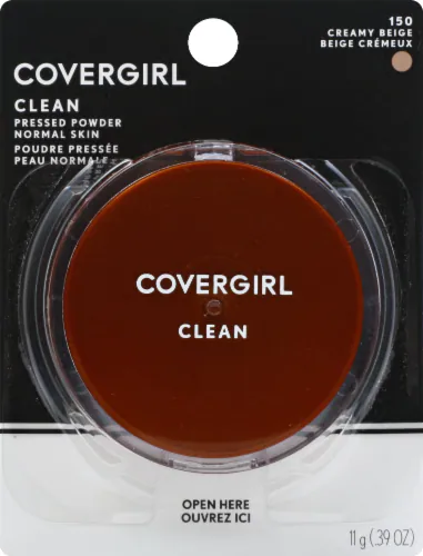 COVERGIRL - Clean - Poudre pressée pour peau normale - 150 Beige Crémeux | 11g