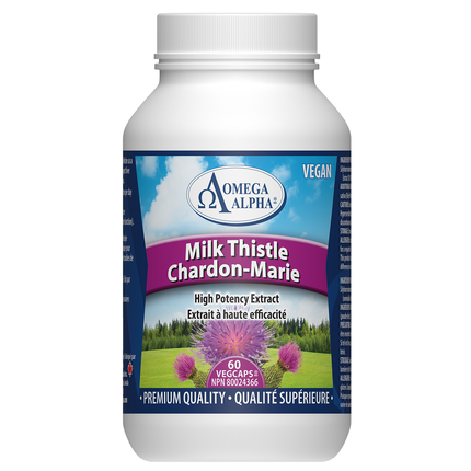 Omega Alpha - Extrait de chardon-Marie haute puissance | 60 capsules