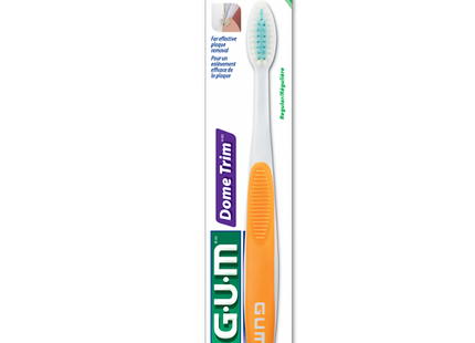 GUM - Dome Trim Regular Toothbrush | Soft - Assorted Colours