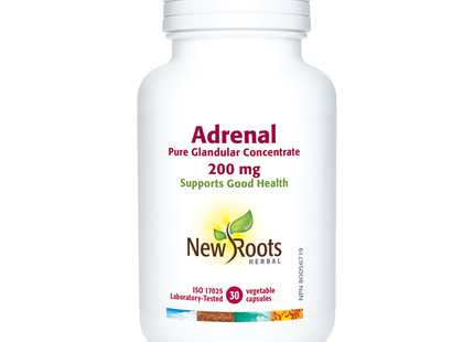 New Roots - Adrenal Pure Glandular Concentrate 200 mg | 30 capsules