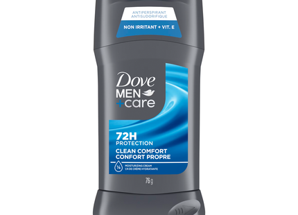 Dove - Men+Care Clean Comfort Antisudorifique 72 heures | 76 g