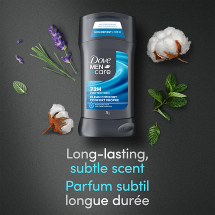 Dove - Men+Care Clean Comfort 72 Hour Antiperspirant | 76 g