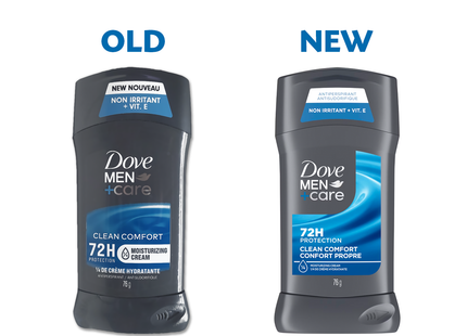 Dove - Men+Care Clean Comfort Antisudorifique 72 heures | 76 g