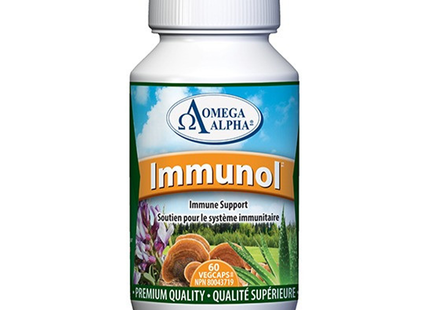 Omega Alpha - Immunol pour le soutien immunitaire | 60 capsules végétales