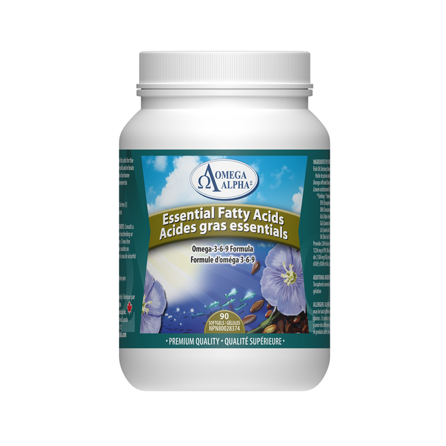 Oméga Alpha - Acides gras essentiels | 90 gélules