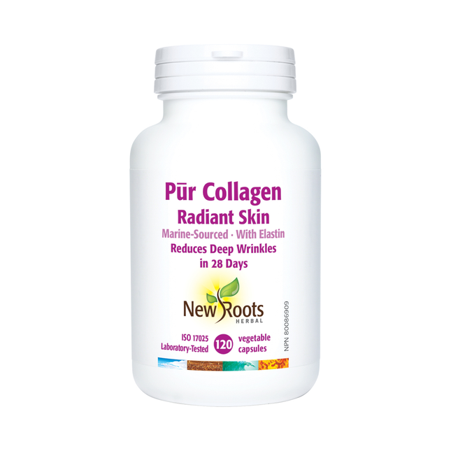 New Roots - Pūr Collagen Peau radieuse 500 mg | 120 gélules