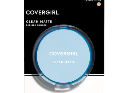 COVERGIRL - Clean Matte - Pressed Powder for Oil Control - Classic Ivory 510 | 10 g