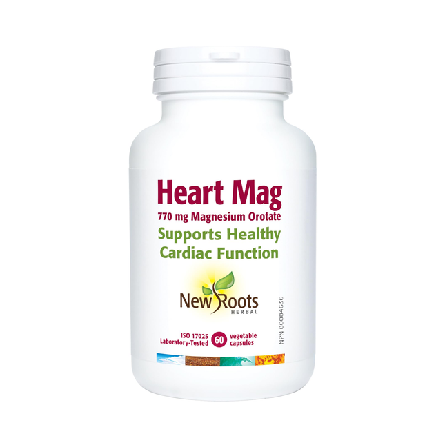 New Roots - Heart Mag 770 mg Magnesium Orotate | 60 Vegetable Capsules*