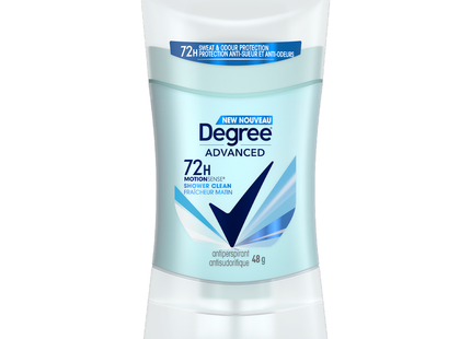 Degree - Antisudorifique invisible MotionSense - Parfum propre pour la douche | 48g