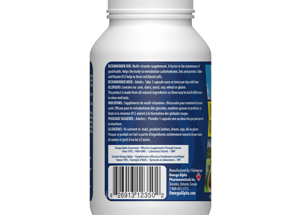 Omega Alpha -  Vitamin B-Complex | 60 Capsules