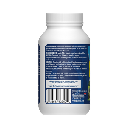 Omega Alpha -  Vitamin B-Complex | 60 Capsules
