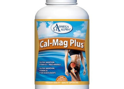 Omega Alpha -  Cal-Mag Plus | 240 Capsules