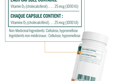 Genestra - D3 1000 | 90 Capsules