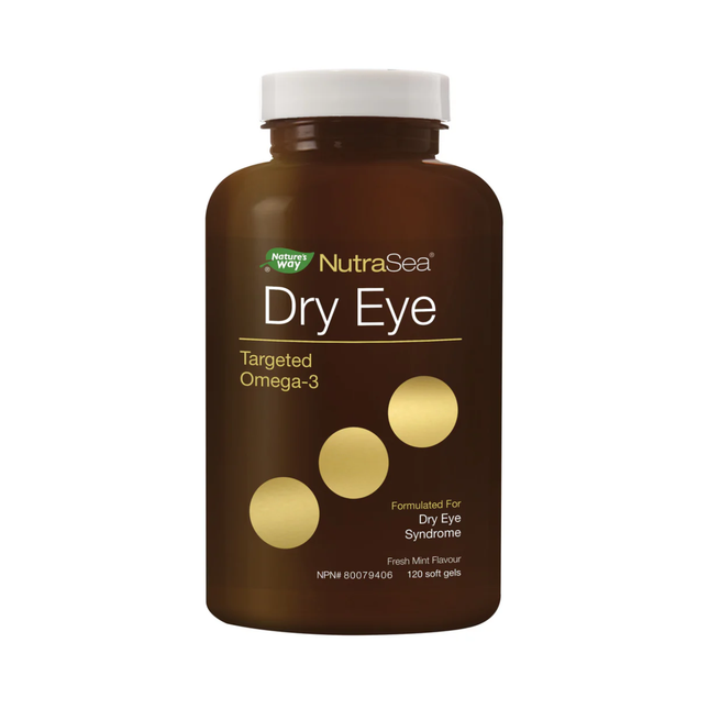 NutraSea - Dry Eye with Targeted Omega-3 - Fresh Mint Flavour | 120 Soft gels