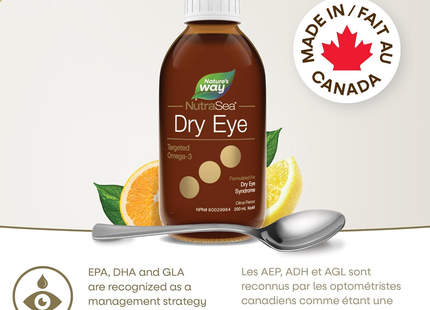 Nature's Way - NutraSea Dry Eye Targeted Omega-3, Citrus | 200 mL