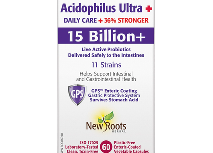 New Roots - Acidophilus Ultra + Daily Care + 36% Stronger | 60 capsules