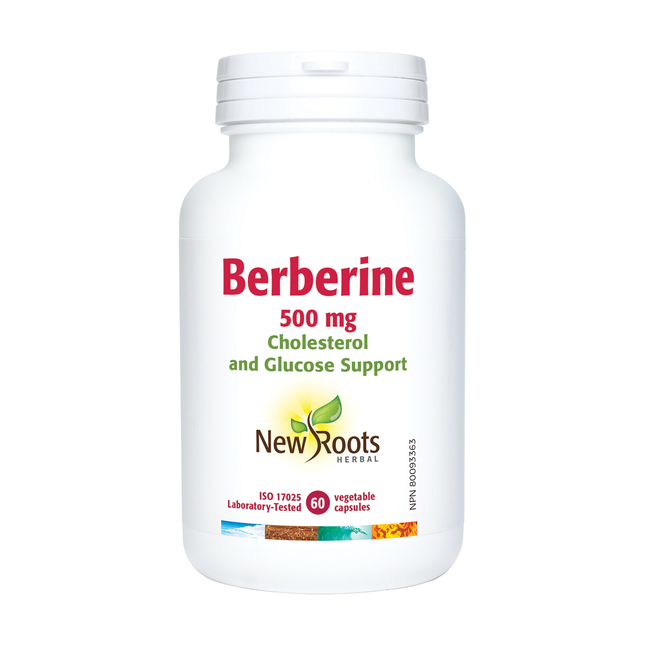 New Roots - Berberine 500MG | 60 Vegetable Capsules