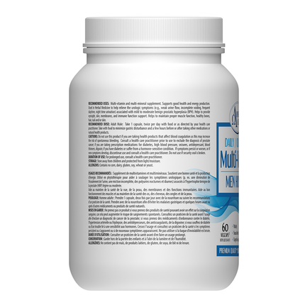 Omega Alpha - Multi-VitMin Quotidien Hommes 50+ | 60 gélules végétales