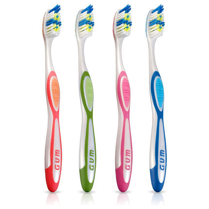 GUM - Tooth & Tongue Toothbrush | Medium