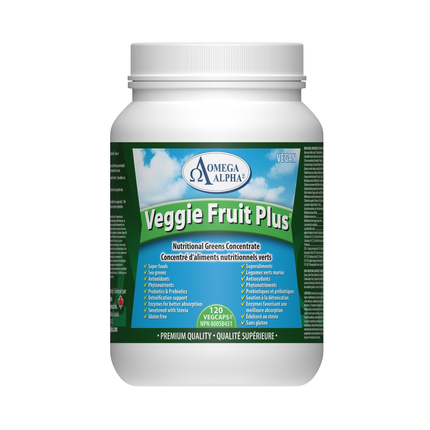Omega Alpha - Végétarien Fruit Plus | 120 gélules
