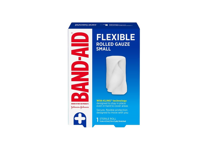 Band-Aid - Flexible Rolled Gauze - Small | 1 Sterile Roll