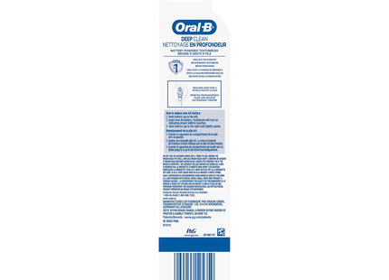 Oral-B - Brosse à dents électrique Nettoyage en profondeur - Couleurs assorties | 1 brosse à dents électrique + 1 pile
